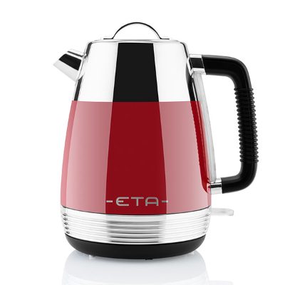 Storio Kettle, ETA918690030, Standard, 2150 W, 1.7 L, Stainless steel, 360° rotational base, Red