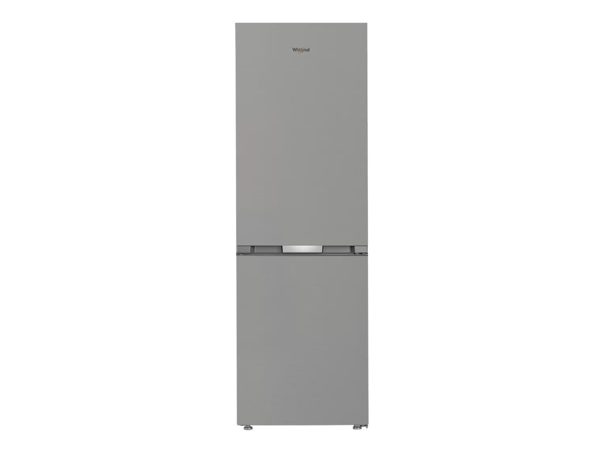 Whirlpool Refrigerator, WHK 25364 XP4E, Energy efficiency class E, Free standing, Combi, Height 186.5 cm, No Frost system, Fridge net capacity 210 L, Freezer net capacity 106 L, 37 dB, Silver
