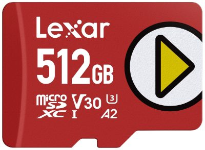 MEMORY MICRO SDXC 512GB UHS-I/PLAY LMSPLAY512G-BNSNG LEXAR