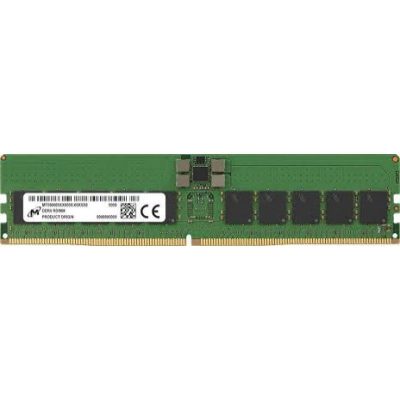 Server Memory Module, MICRON, DDR5, 48 GB, Registered (buffered), 5600 MHz, CL 46, 1.1 V, RDIMM, MTC20F104XS1RC56BB1T