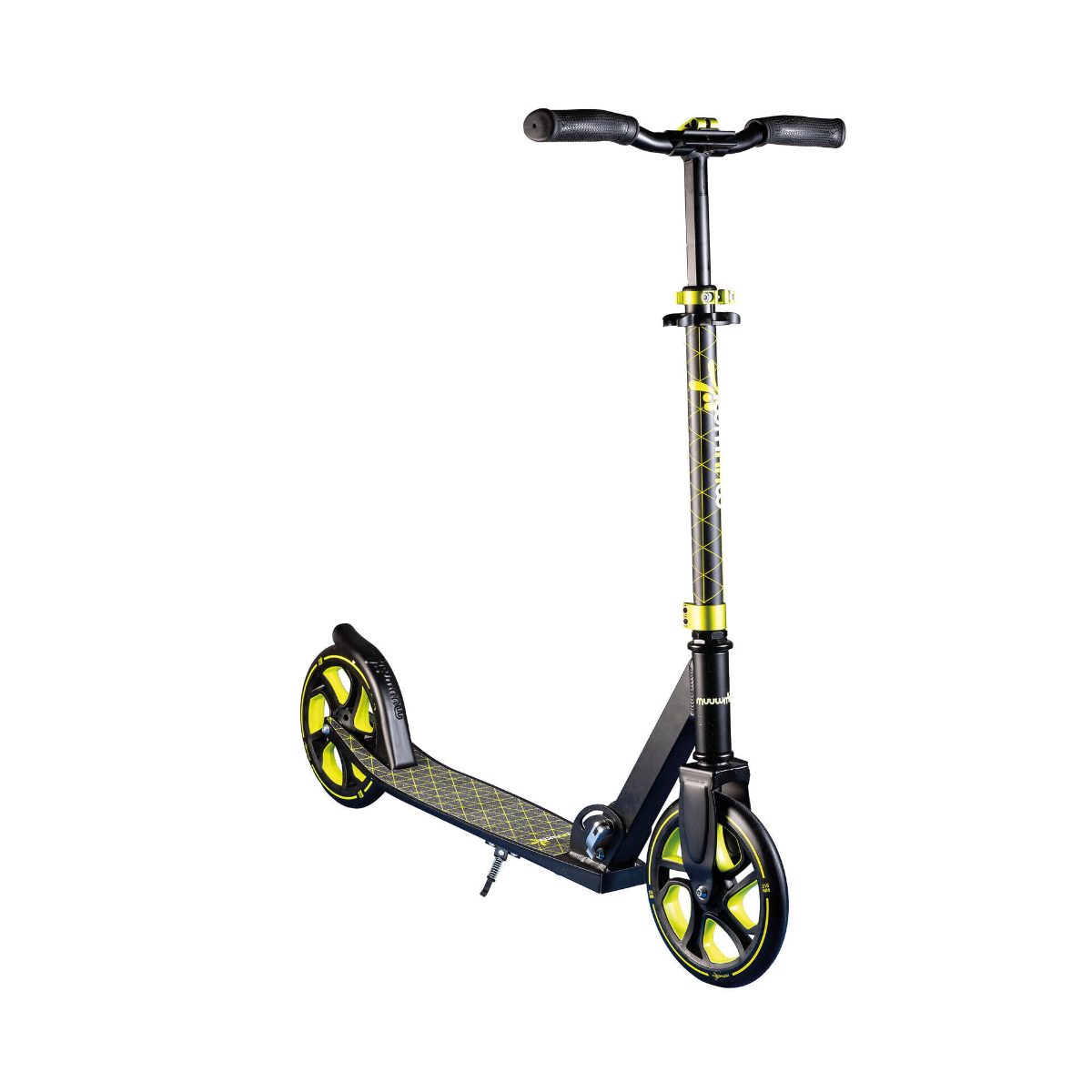 Muuwmi Aluminium Scooter PRO skrejritenis, 215 mm, lime