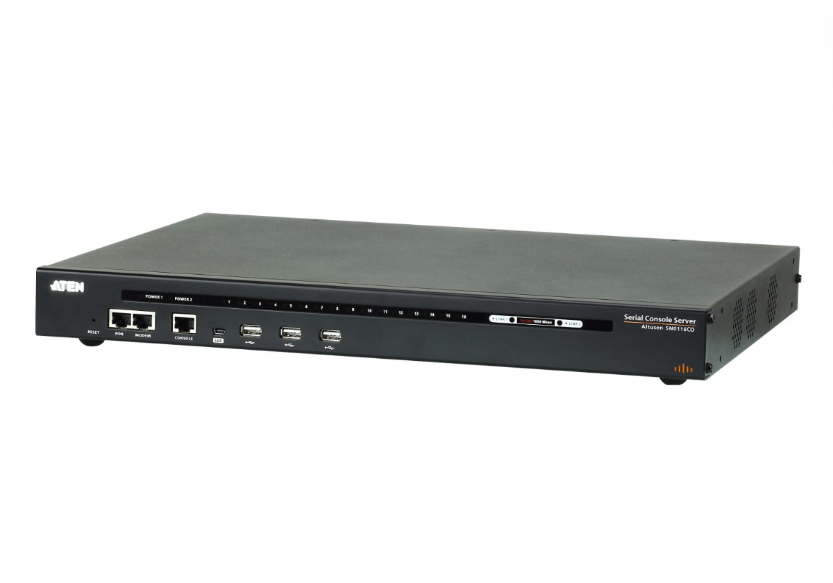 16-Port Serial Console Server W/Dual POW, SN0116COD