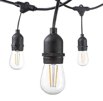 LAMP LED GARLAND GARDEN STRING/E27 15M VS-631 VISIONAL