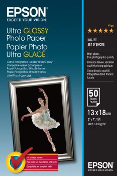 Ultra Glossy Photo Paper, Photo Paper, 300 g/m², 13 x 18 cm