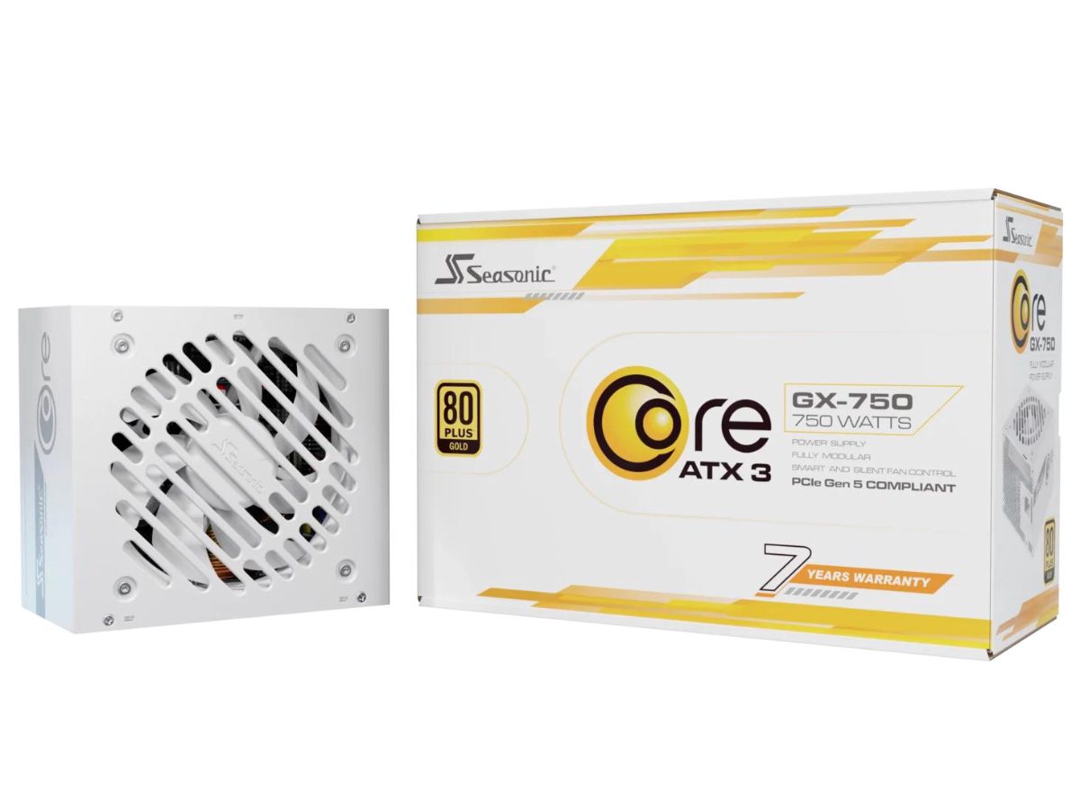 Power Supply, SEASONIC, CORE GX White, ATX, 750 W, SRP-CGX751-A5A32SF-W
