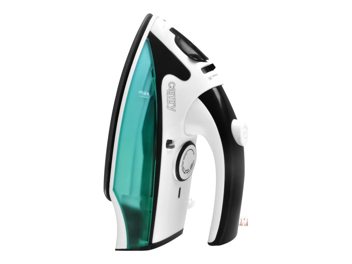 CR 5024, Steam Travel iron, 840 W, Water tank capacity 40 ml, White/green/black