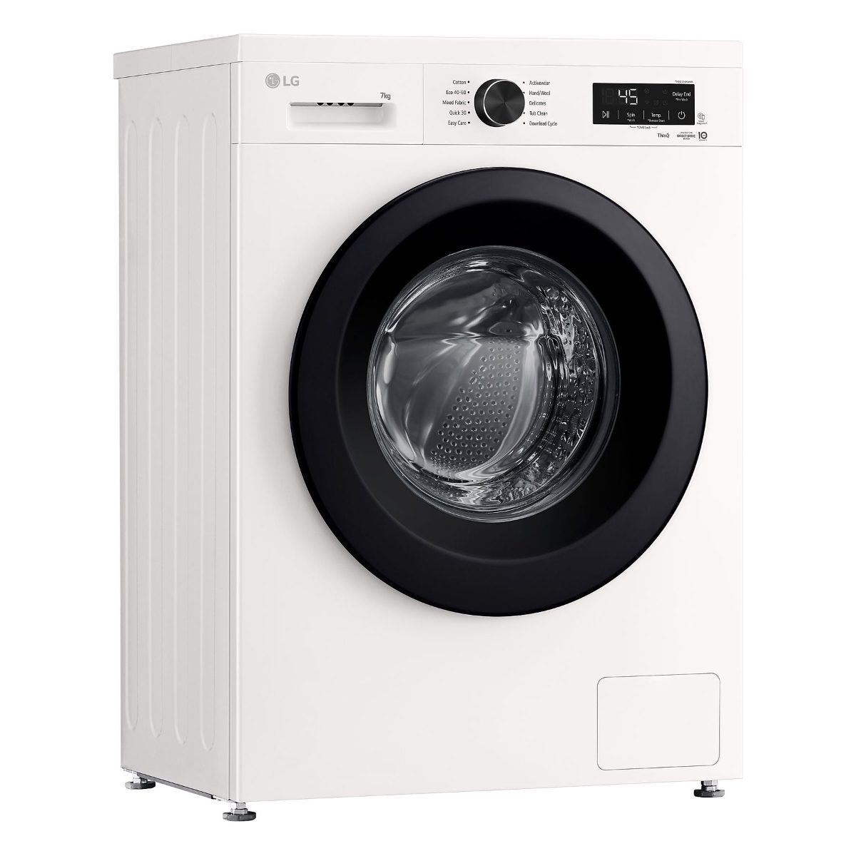 Washing Machine, F2X10S7NWK, Energy efficiency class A, Front loading, Washing capacity 7 kg, 1150 RPM, Depth 44 cm, Width 60 cm, Display, LED, Steam function, Essence White (Glossy), Wi-Fi
