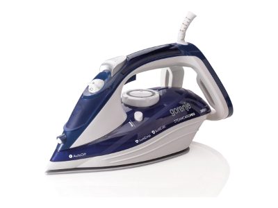 Steam Iron, SIH2600BLC, 2600 W, Water tank capacity 350 ml, Continuous steam 30 g/min, Steam boost performance 95 g/min, Blue/White