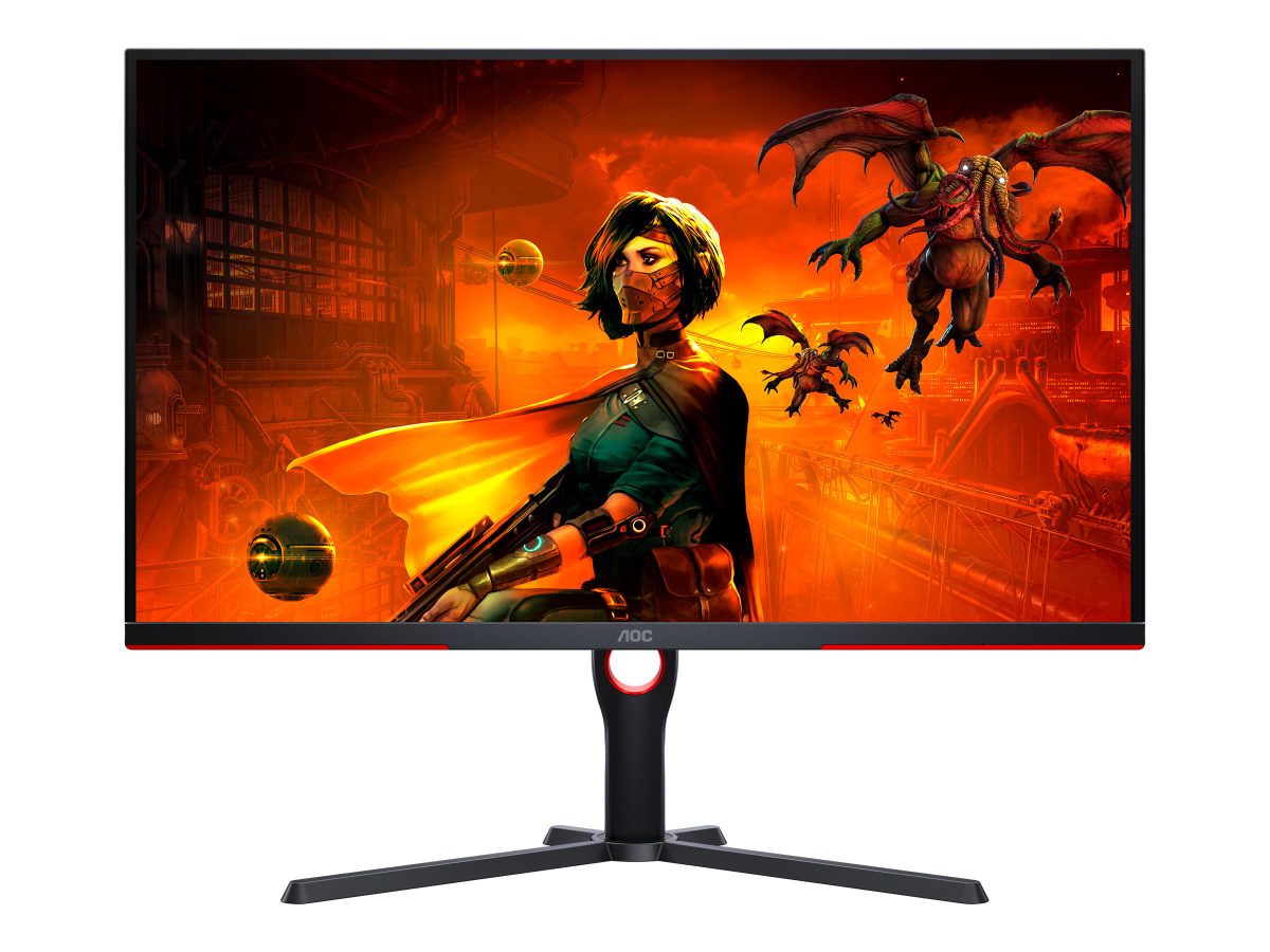 Monitor, U32G3X/BK, 31.5 ", IPS, 16:9, 144 Hz, 1 ms, 3840 x 2160 pixels, 400 cd/m², HDMI ports quantity 2, Black