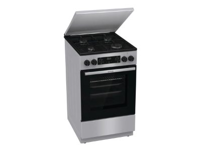 Gorenje GK5C42SJ, Cooker, Hob type Gas, Oven type Electric, Grey, Width 50 cm, Grilling, Depth 59.4 cm, 62 L