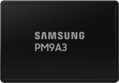 SSD, SAMSUNG, SSD series PM9A3, 15.36TB, PCIe Gen4, NVMe, Write speed 4000 MBytes/sec, Read speed 6800 MBytes/sec, Form Factor U.2, MZQL215THBLA-00A07
