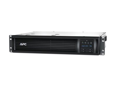 Schneider Electric Smart-UPS, Rackmount 2U, SmartConnect port+SmartSlot, AVR, LCD, SMT750RMI2UC, 750 VA, 500 W