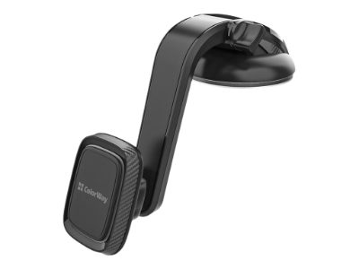 Magnetic Car Holder For Smartphone, Dashboard-2, Adjustable, Magnetic, Gray, Panel or windshield mounting using a suction cup with a gel adhesive base. Fixing the smartphone with a plate that is glued to the case or to the back panel. Compact design, does not take up much space and does not obstruct the view. Wide compatibility with mobile devices. Full access to device buttons and connectors. Secure smartphone grip thanks to powerful neodymium magnets., 360 °