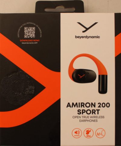 Beyerdynamic AMIRON 200 Open TWS earphones with charging case and USB cable, Sport Sample DEMO, Beyerdynamic DEMO, Warranty 24 month(s)