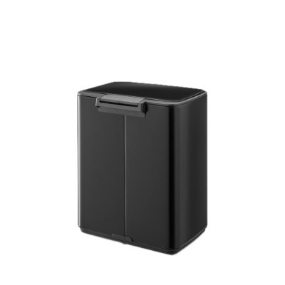BRABANTIA atkritumu tvertne ar pedāli, 12L, Matt Black