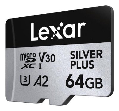 SILVER PLUS, 64 GB, microSDXC, Flash memory class 10