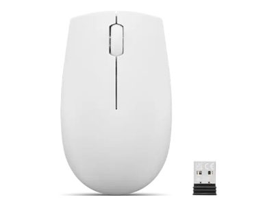 Compact Mouse, 300, Wireless, Cloud Grey