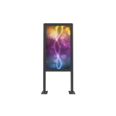 Floor stand, POK101, 55 ", Maximum weight (capacity) 80 kg, Black
