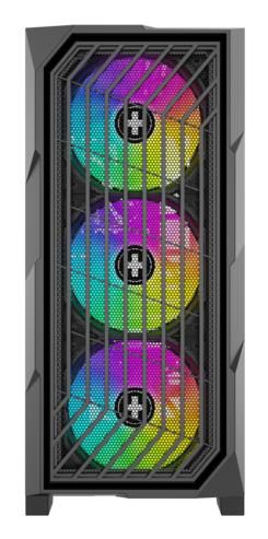 Case, XILENCE, ATX/micro ATX/Mini-ITX, Black, Midi Tower, PC, XILENT BREEZE II, X812.ARGB
