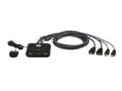 2-Port USB FHD HDMI Cable KVM Switch, CS22HF