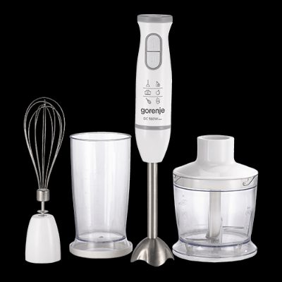 Blender, HBC564QW, Hand Blender, 560 W, Number of speeds Variable, Chopper, White