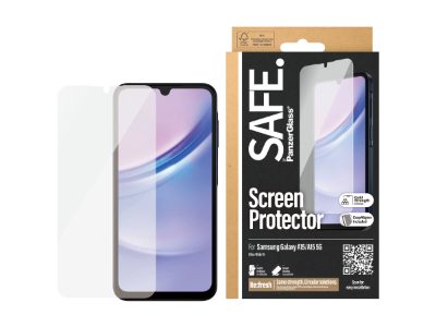 SAFE by PanzerGlass Screen Protector by Samsung Galaxy A15, A15 5G, Ultra-Wide Fit w EasyAligne, PanzerGlass