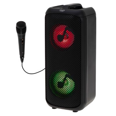 Speaker with radio, AD 1903, Black, Portable, Wireless connection