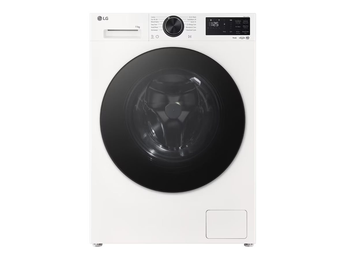 Washing machine, F4X5011TWB, Energy efficiency class A, Front loading, Washing capacity 11 kg, 1400 RPM, Depth 57 cm, Width 60 cm, Display, LED, Steam function, Direct drive, Wi-Fi, White