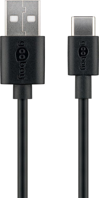USB-C charging and synchronization cable, 45735, USB-C to USB-A