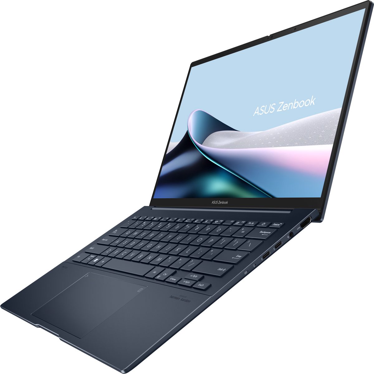 Zenbook 14 UX3405CA-PZ217W, Ponder Blue, 14 ", OLED, Touchscreen, 3K, 2880 x 1800 pixels, 120 Hz, Glossy, Intel Core Ultra 7, 255H, 32 GB, LPDDR5X, Solid-state drive capacity 1000 GB, Intel Graphics, Windows 11 Home, 802.11be, Bluetooth version 5.4, Keyboard language US international, Keyboard backlit, Warranty 24 month(s), Battery warranty 12 month(s)