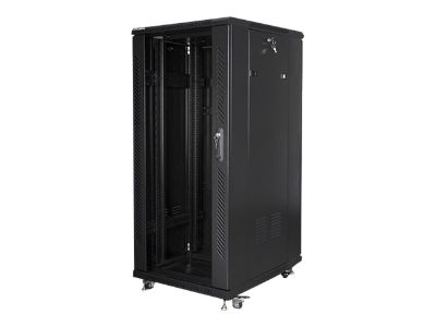 Rack cabinet 19" free-standing 27U/600x800 (flat pack), FF01-6827-12B, Black