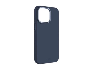 MagFlow, Back cover, Apple, iPhone 15 Pro, Liquid silicon, Blue