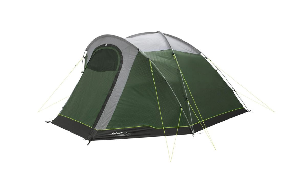 Outwell Two Room Dome Tent, Cloud 5, 5 person(s), Green