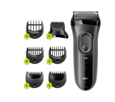 Braun Shave&Style Shaver, 3000BT Series 3, Operating time (max) 45 min, NiMH, Black