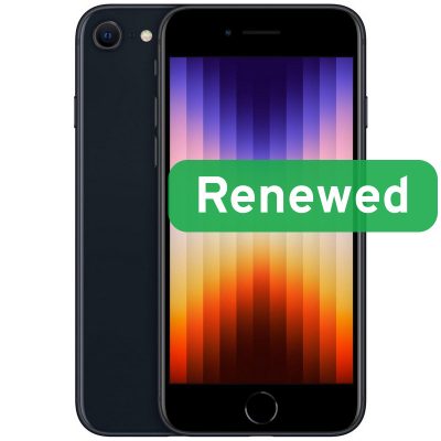 Apple Renewed Grade B, Apple iPhone SE (2022), Midnight, 4.7 ", Retina IPS, 128 GB, 5G, iOS
