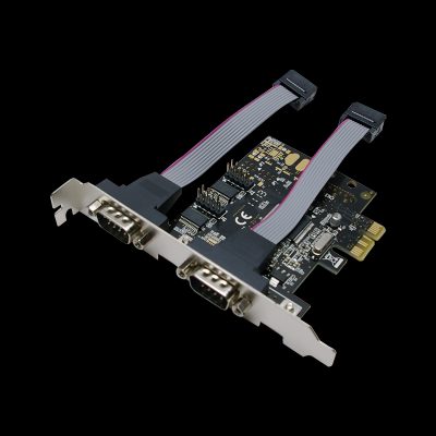 2 x serial (COM), PCIe