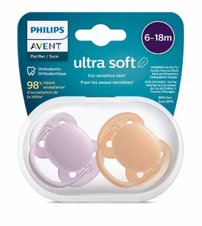 Philips Avent māneklītis Ultra soft Neutral, 6-18M (2 gab), meitenēm