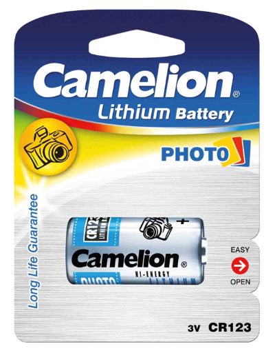 CR123A, Lithium, 1 pc(s)