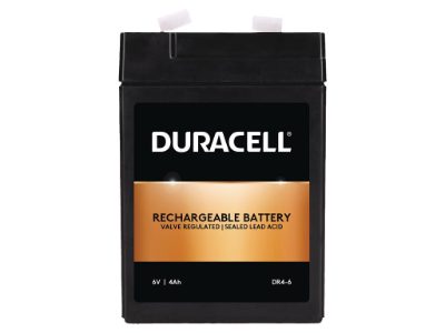 BATTERY 6V 4AH VRLA/DR4-6 DURACELL