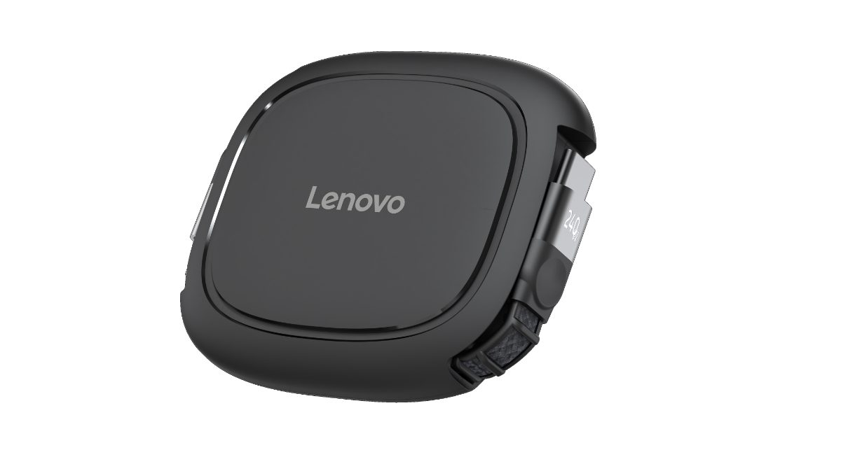 Lenovo Accessories 240W USB-C Retractable Cable (BL), Lenovo
