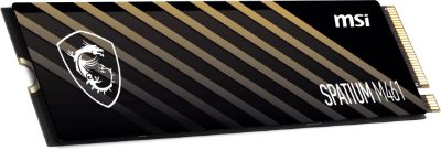 SSD, MSI, SPATIUM M461, 1TB, M.2, PCIE, NVMe, 3D NAND, Write speed 3200 MBytes/sec, Read speed 5000 MBytes/sec, 2.15mm, TBW 250 TB, MTBF 1500000 hours, S78-440L1D0-P83