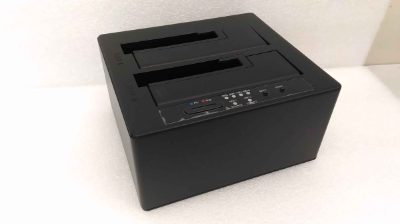 Raidsonic Icy Box, IB-121CL-C31 CloneStation for 2x HDD/SSD with USB 3.1 (Gen 2) Type-C, USED, REFURBISHED, WITHOUT ORIGINAL PACKAGING AND MANUALS