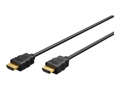 Goobay 60627 High Speed HDMI Cable with Ethernet, 4K/60Hz, Black, HDMI, 15 m