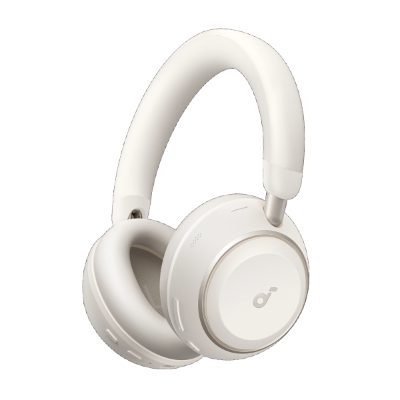 Foldable Headphones, Space 2, Bluetooth, Over-ear, Microphone, White, Noise reduction, Wireless