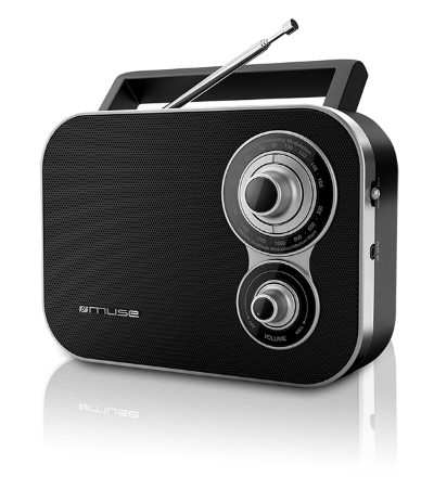 M-051R, 2-band portable radio, Black