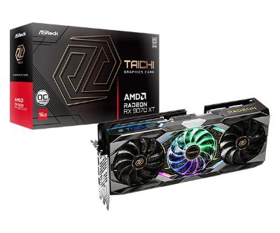 Graphics Card, ASROCK, AMD, Radeon RX 9070 XT, 16 GB, GDDR6, 256 bit, PCI Express x16 5.0, Active, RX9070XTTC16GO