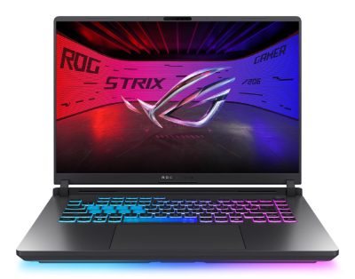 Notebook, ASUS, ROG Strix, G16 (2025), G615LW-S5075W, CPU  Core Ultra, U9-275HX, 2700 MHz, 16", 2560x1600, RAM 16GB, DDR5, 5600 MHz, SSD 1TB, NVIDIA GeForce RTX 5080, 16GB, ENG, Windows 11 Home, Eclipse Grey, 2.65 kg, 90NR0LG1-M002T0