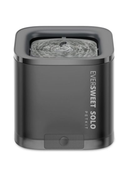Smart Pet Drinking Fountain, Eversweet Solo, Capacity 1.8 L, Filtering, Material Plastic, Grey
