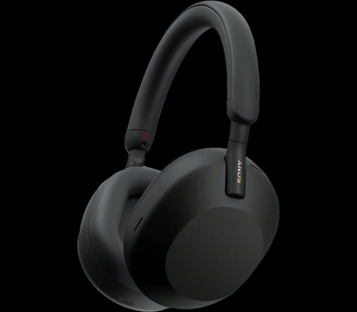 Sony Headphones, WH1000XM5SAB, Bluetooth, Over-Ear, Microphone, Black, Noise canceling, Wireless