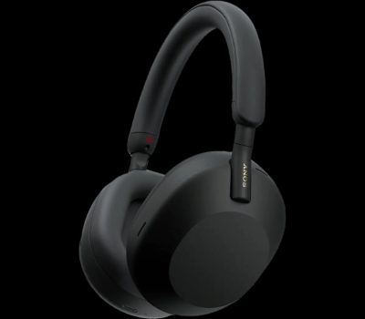 Sony Headphones, WH1000XM5SAB, Bluetooth, Over-Ear, Microphone, Black, Noise canceling, Wireless